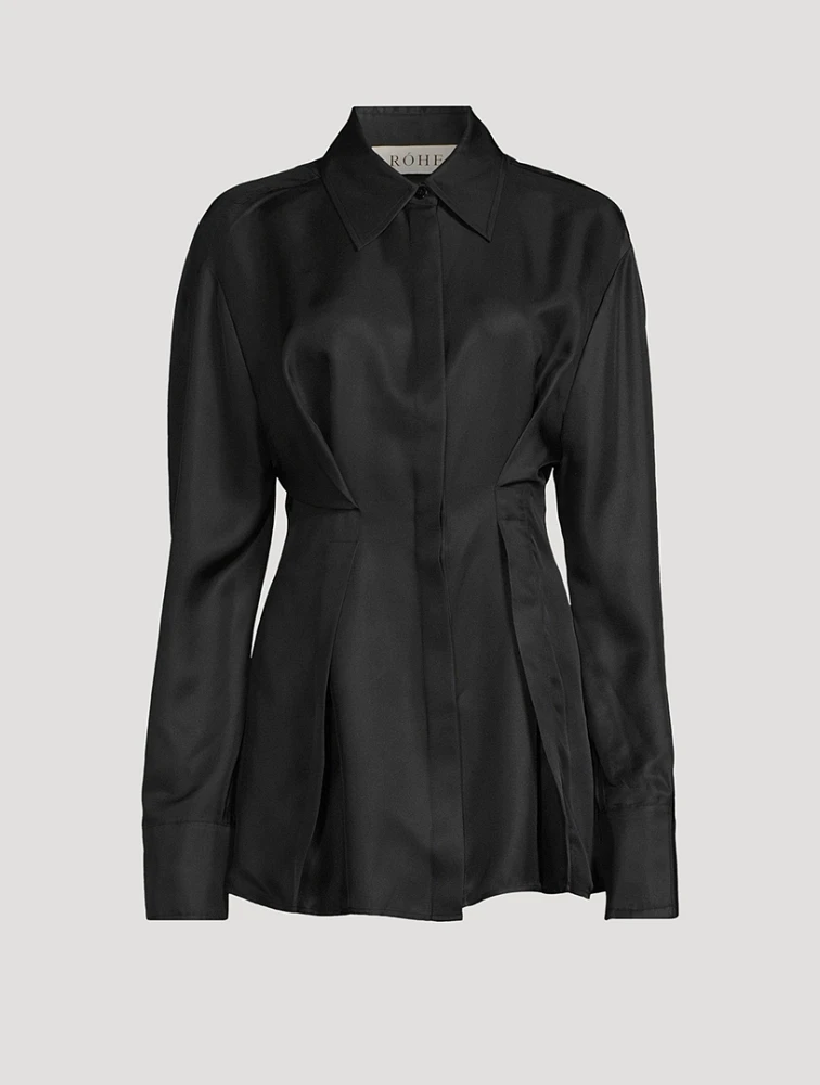 Silk Tapered Shirt