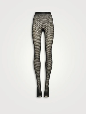 Grid Net Tights