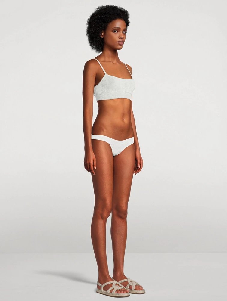 Strap Saint Crop Bikini Top