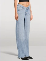 V-Front Relaxed Jeans