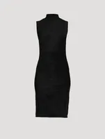 Velvet Turtleneck Dress