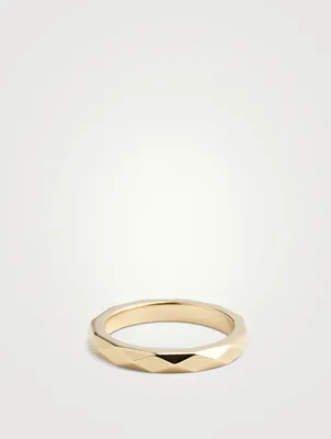 18K Gold Thin Band