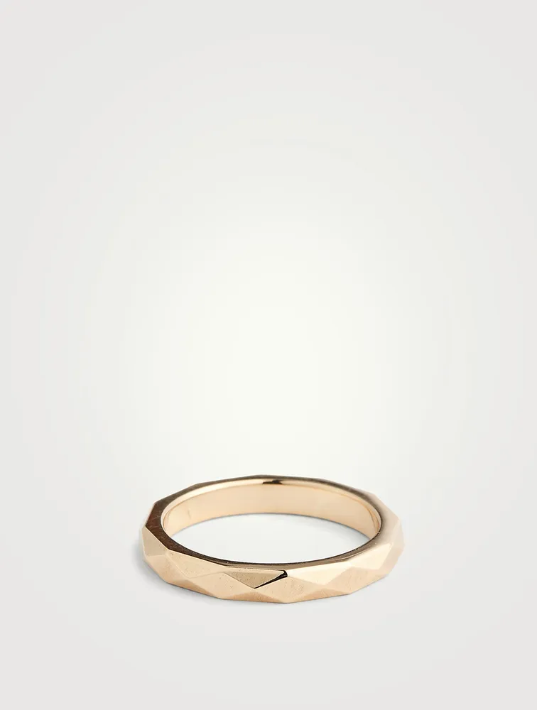18K Rose Gold Thin Band