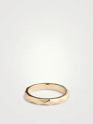 18K Rose Gold Thin Band