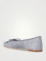 Billie Trompe L'œil Leather Ballet Flats