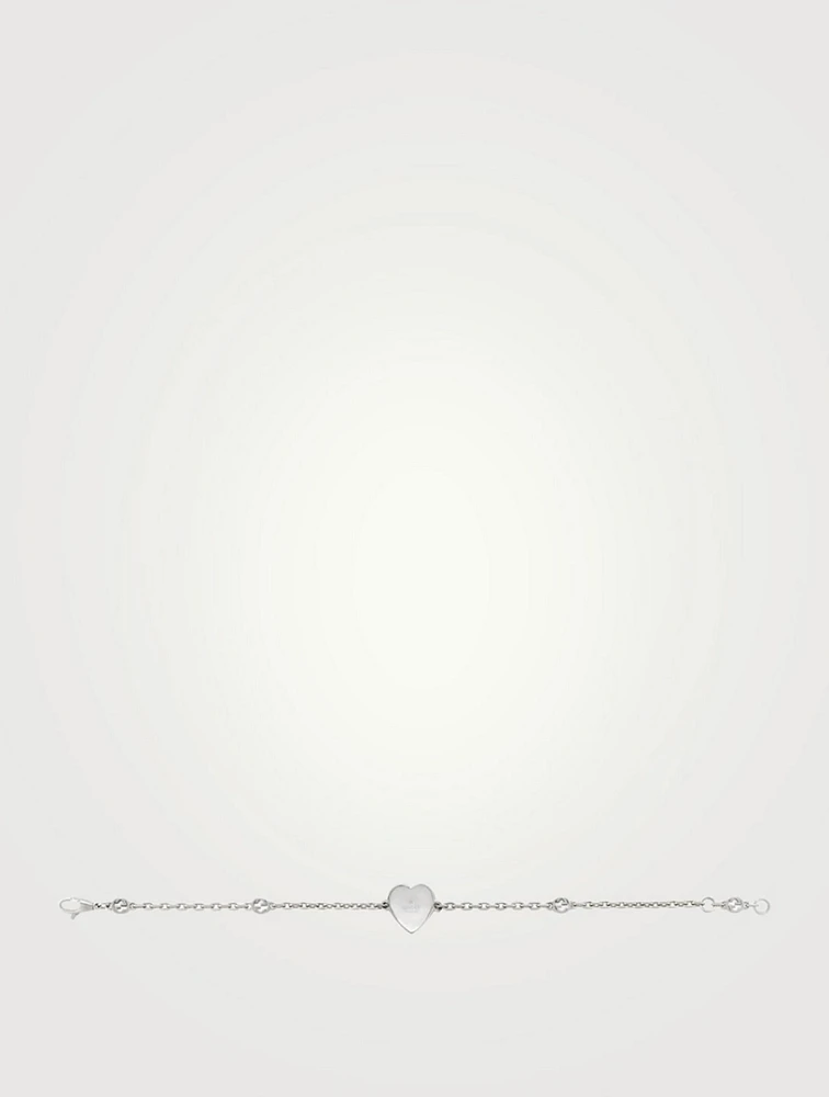 Gucci Heart Silver Bracelet