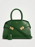 Small Hug Leather Satchel