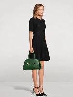 Small Hug Leather Satchel