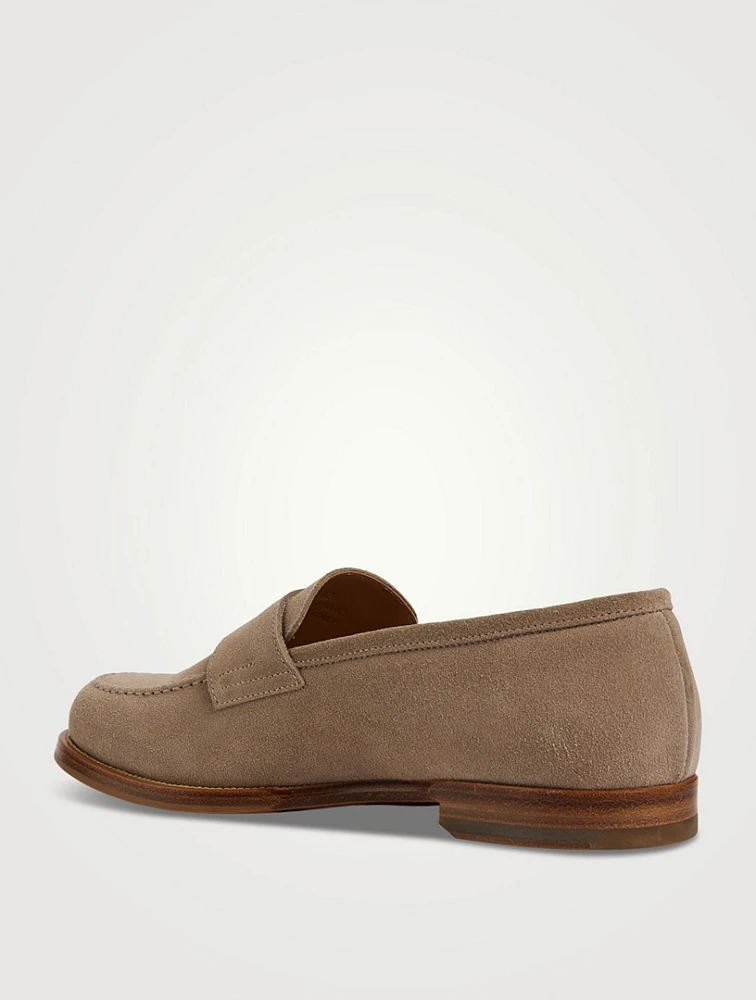 Audley Suede Penny Loafers