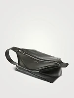 Puzzle Fold Leather Wash Bag