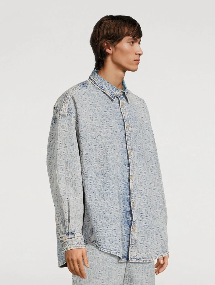 Denim Logo Shirt