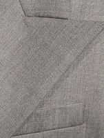 Wool-Blend Relaxed Suit Jacket