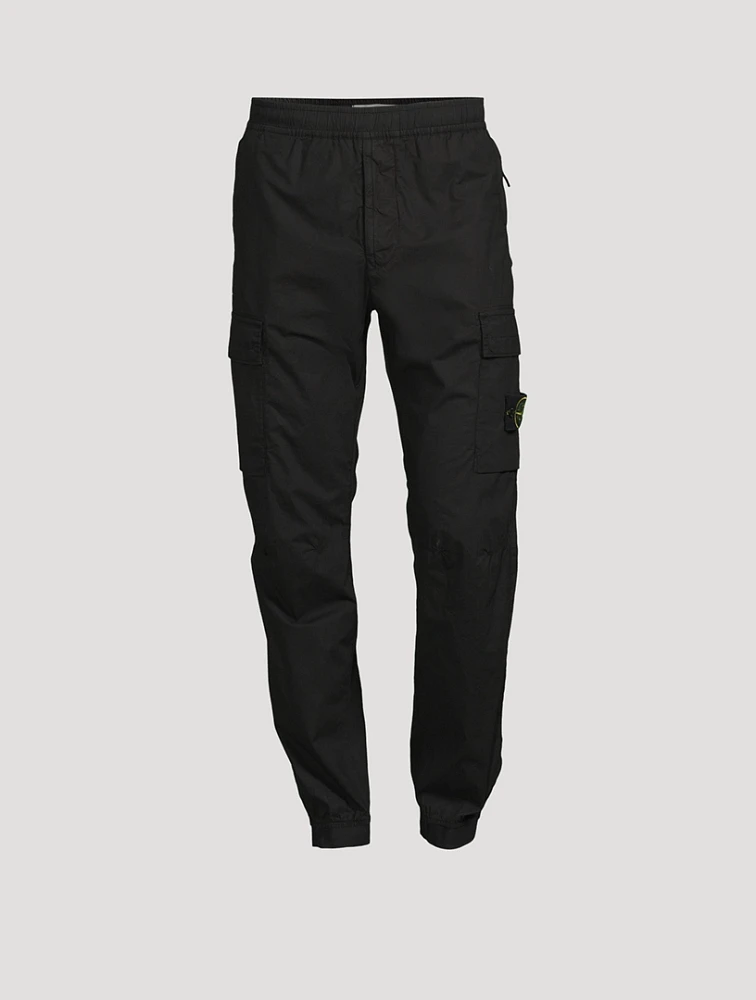 Stretch Cotton Cargo Pants