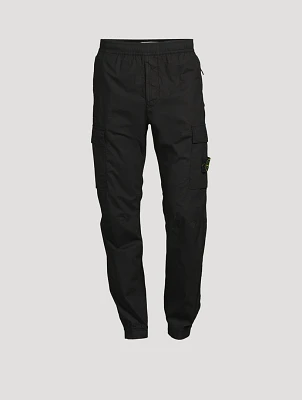 Stretch Cotton Cargo Pants
