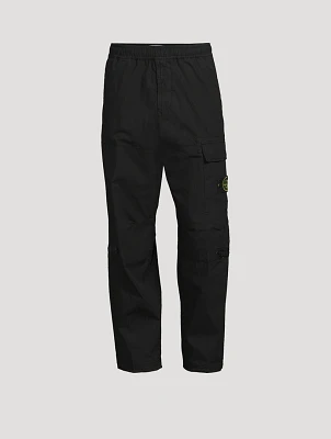 Stretch Cotton-Blend Pants