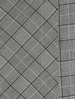 Wrap Mini Skirt Check Mix Print