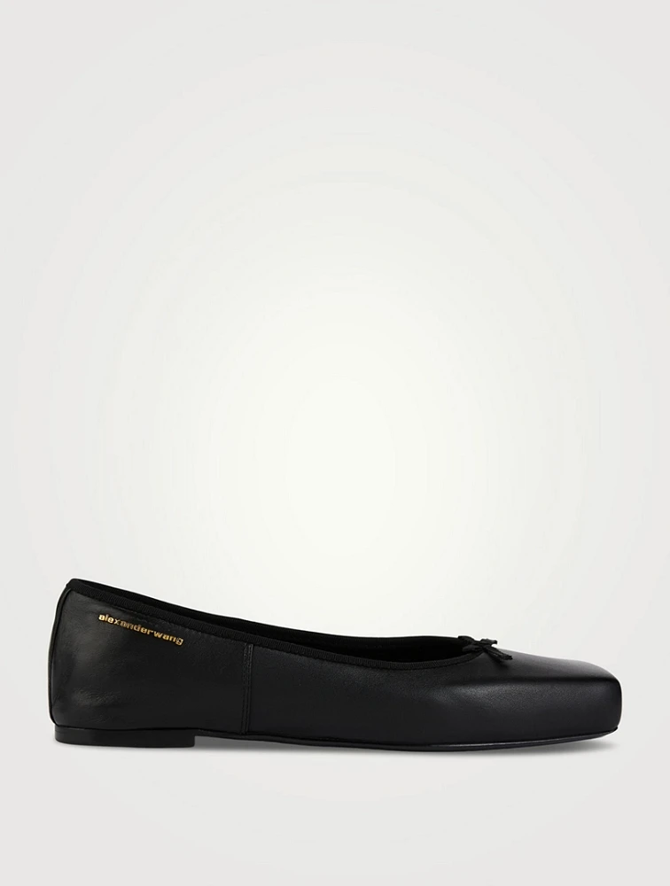 Billie Leather Ballet Flats