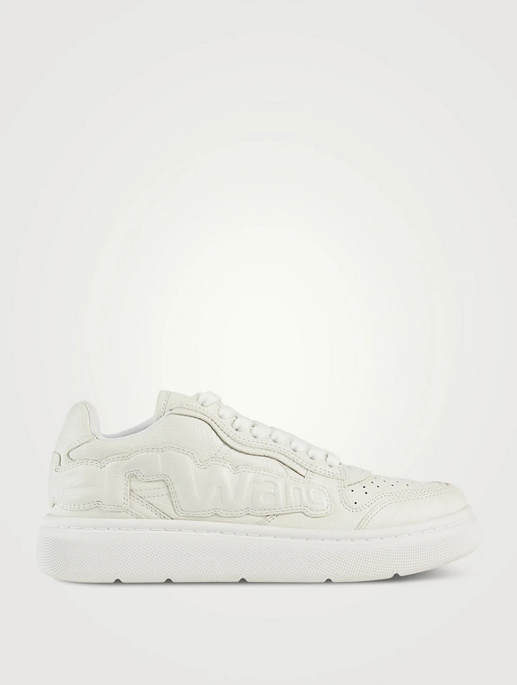 Puff Pebble Leather Sneakers