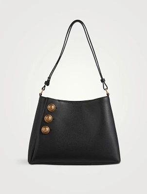 Emblème Leather Shoulder Bag