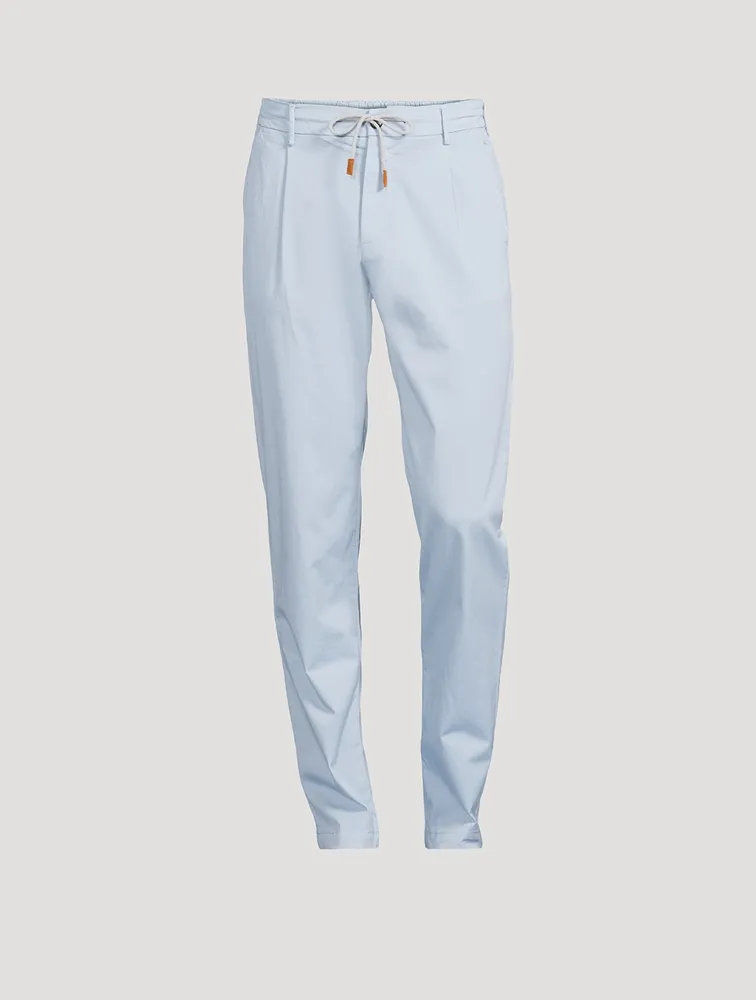 Stretch Cotton Jogger Pants