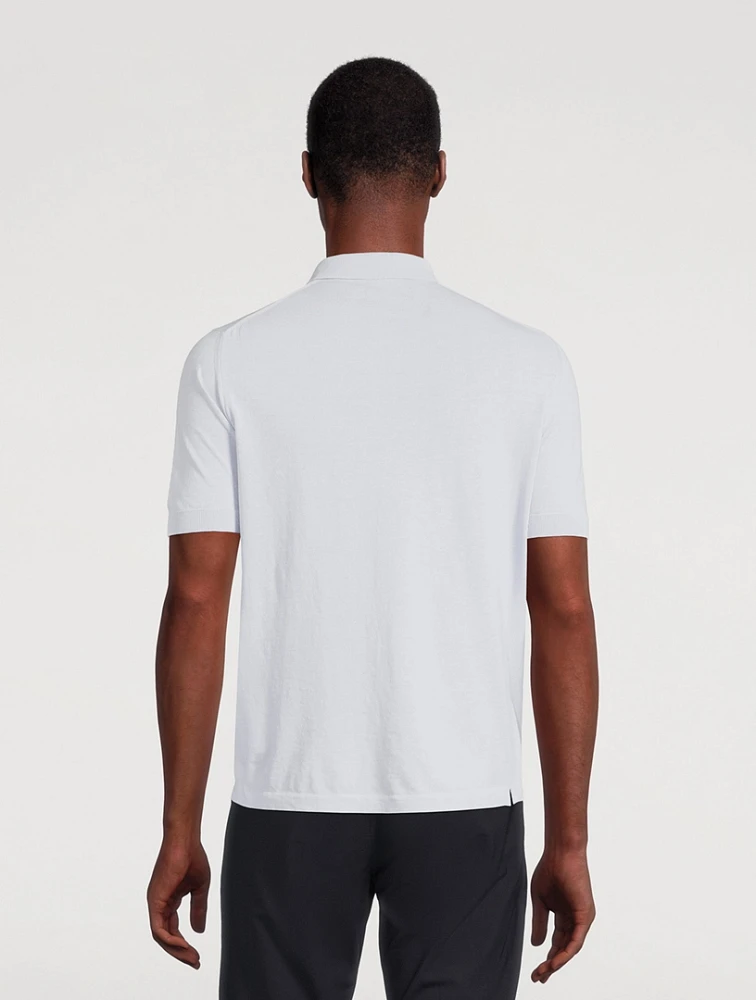 Three-Button Polo Shirt