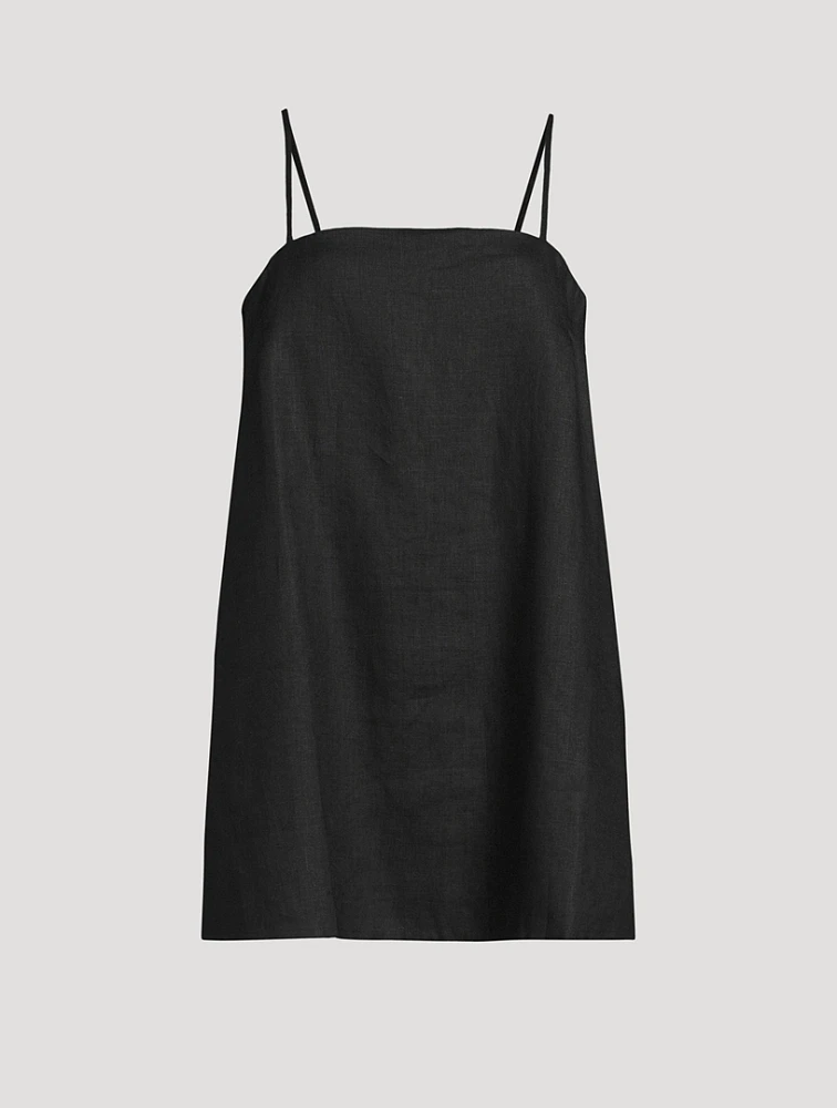 Maggie Linen Mini Dress