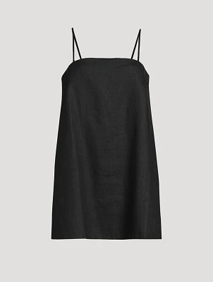 Maggie Linen Mini Dress