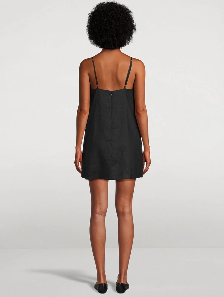 Maggie Linen Mini Dress