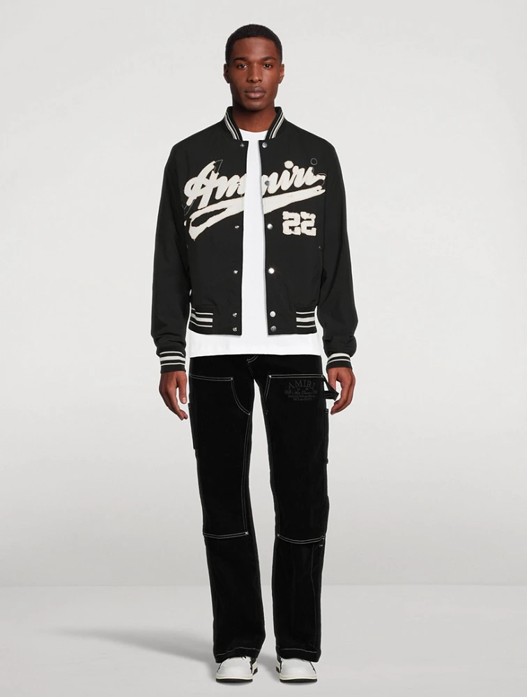 Flocked Carpenter Pants