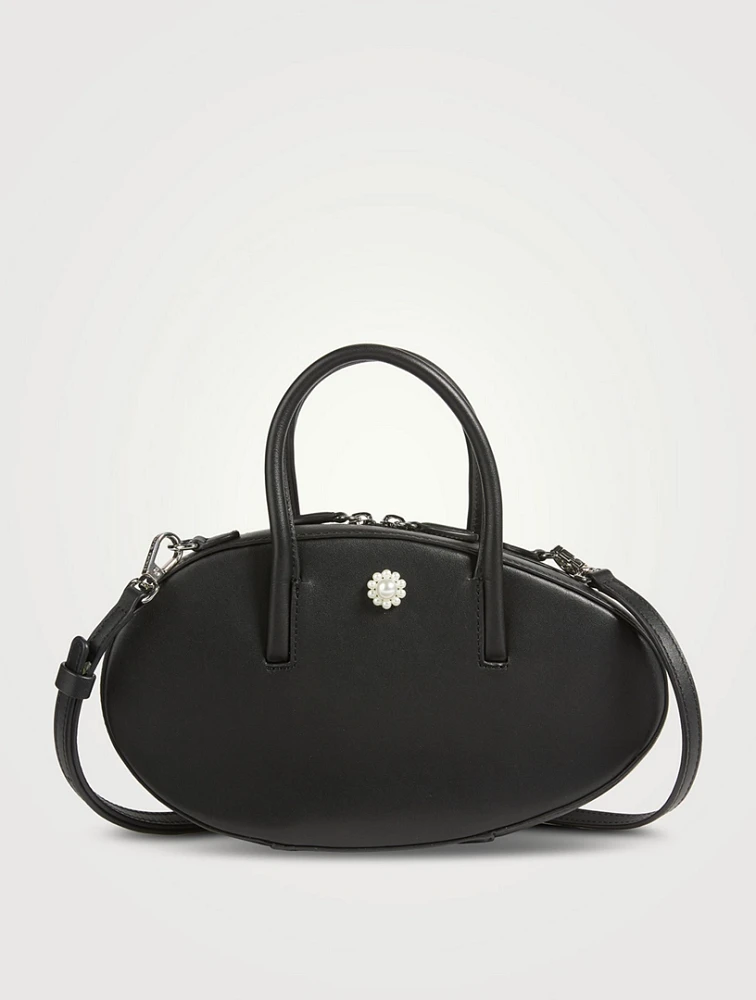 Leather Egg Case Bag