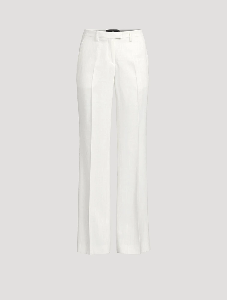 Straight-Leg Trousers