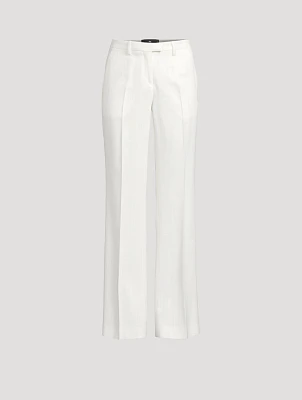 Straight-Leg Trousers