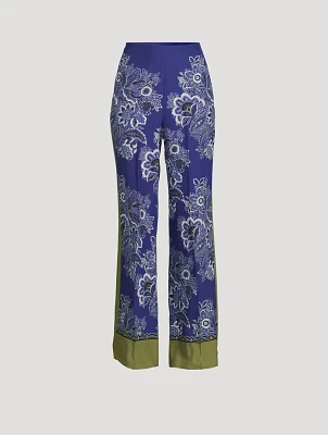 Silk Palazzo Pants