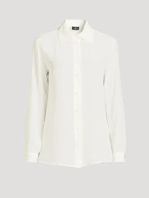 Crepe de Chine Silk Shirt