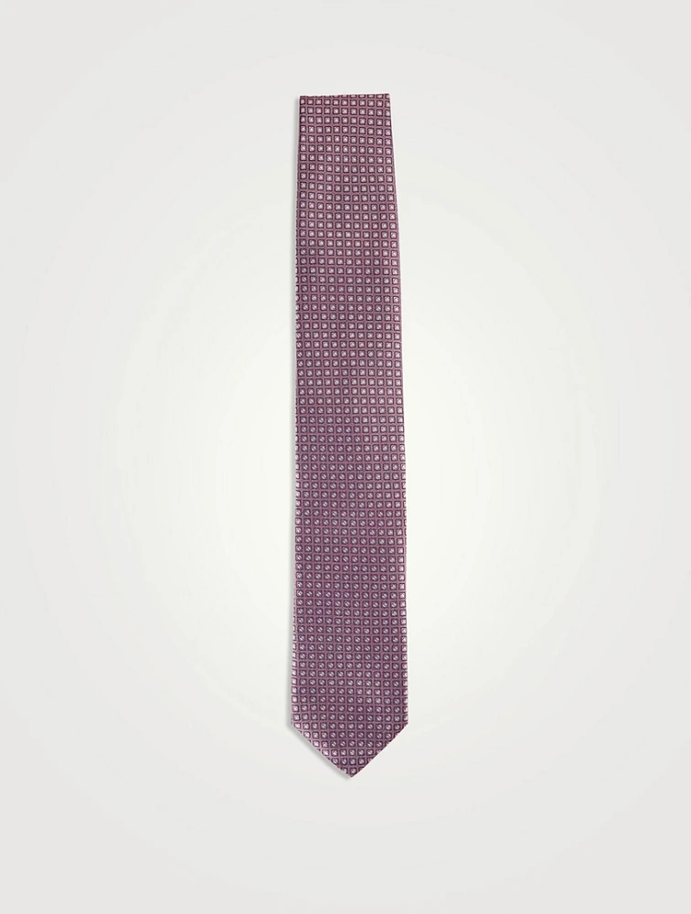 Silk Geometric Tie