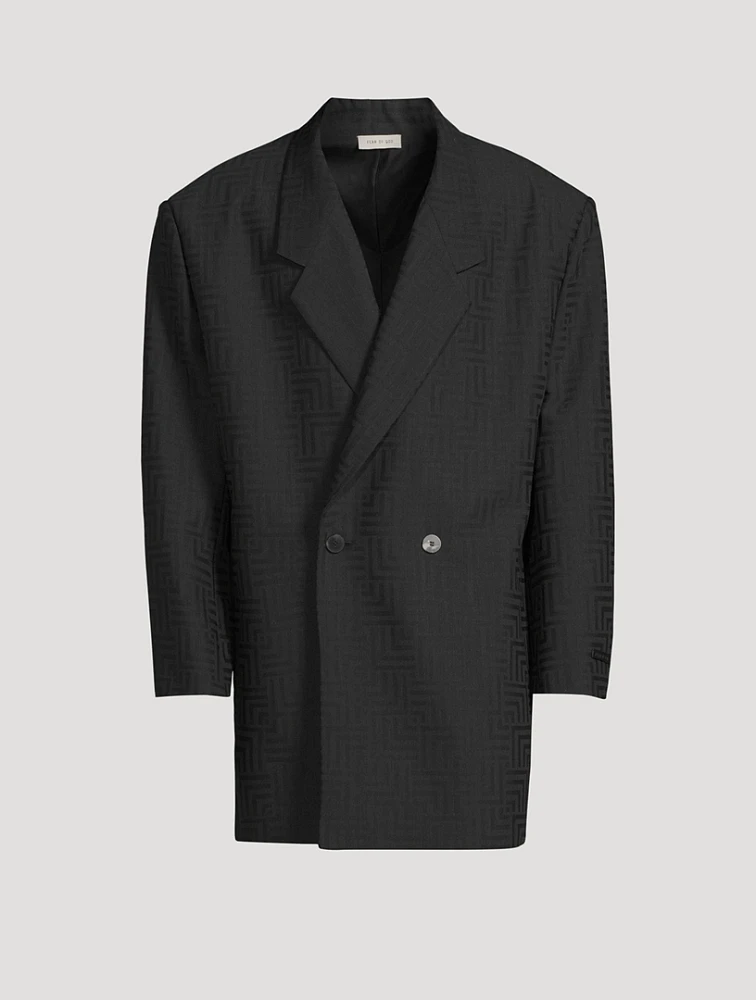 Wool Jacquard California Blazer
