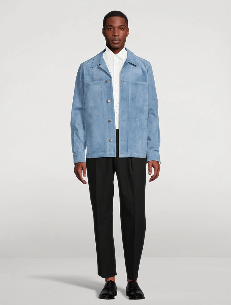 Suede Overshirt