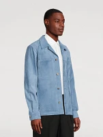 Suede Overshirt