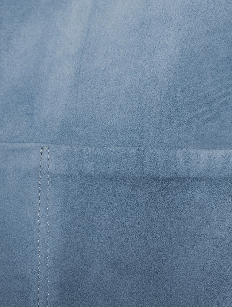 Suede Overshirt