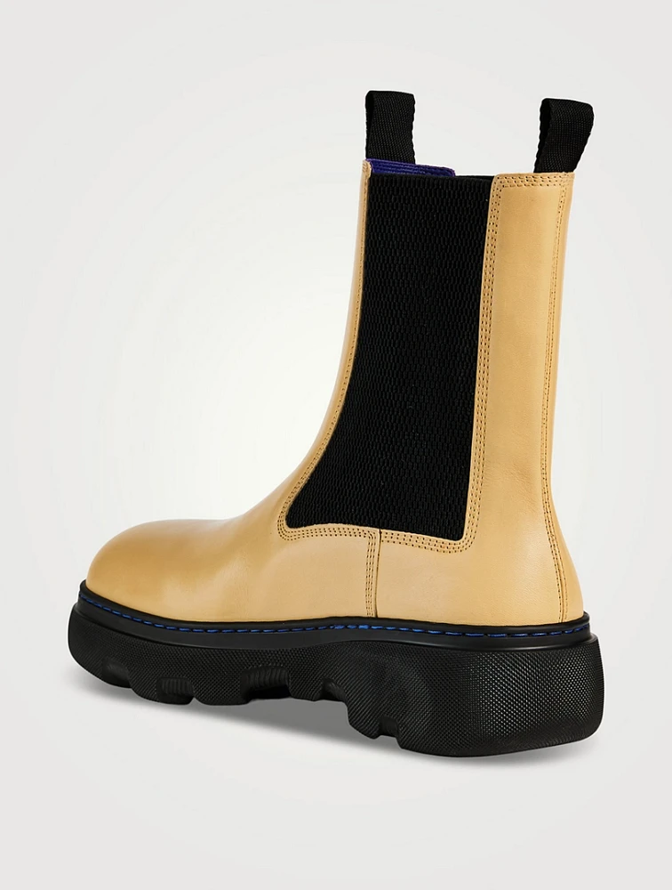 Creeper Leather Chelsea Boots