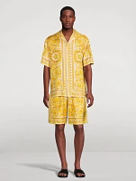 Barocco Silk Shorts
