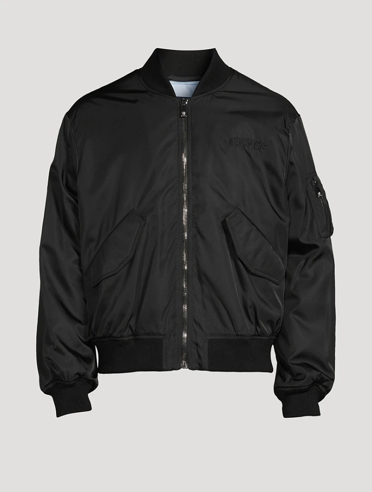 Nylon Bomber Jacket