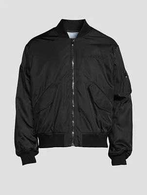 Nylon Bomber Jacket