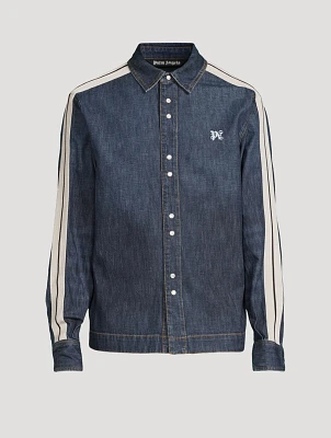 Monogram Track Denim Jacket