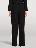 Double-Pleat Admiral Crepe Trousers