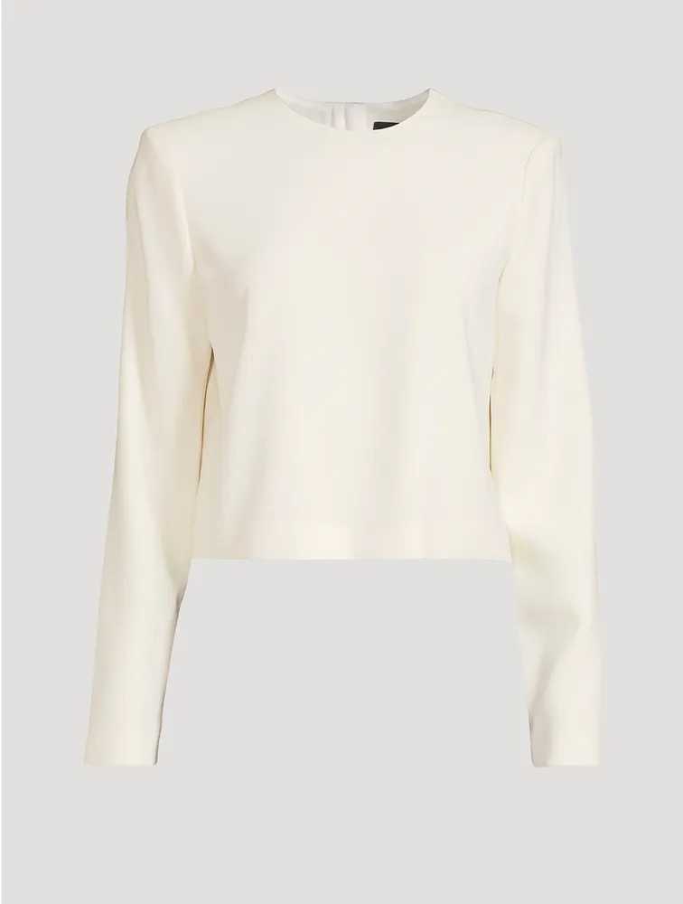 Admiral Crepe Long-Sleeve Top