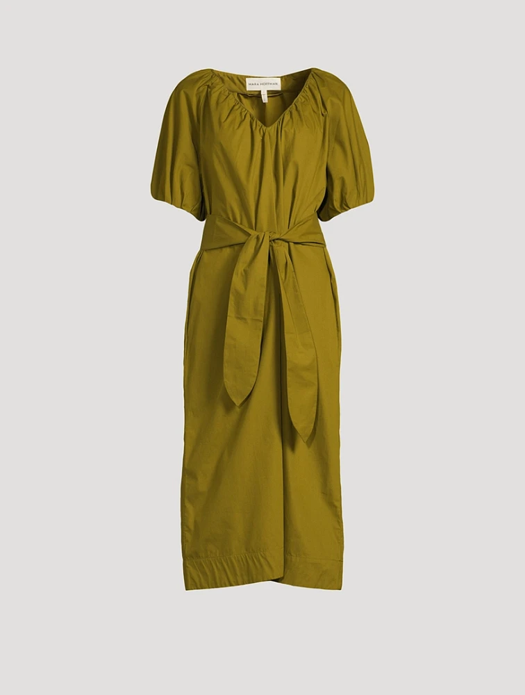 Alora Organic Cotton Cocoon Midi Dress