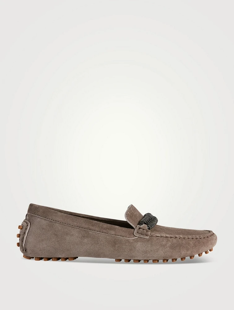 Suede Loafers