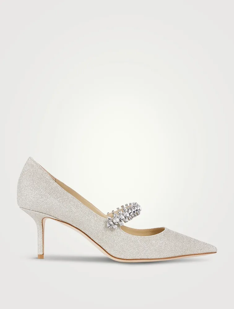 Bing 65 Glitter Pumps With Crystal Strap