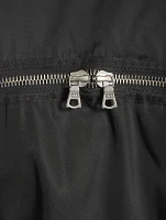 Bomber Jacket With Back Zipper